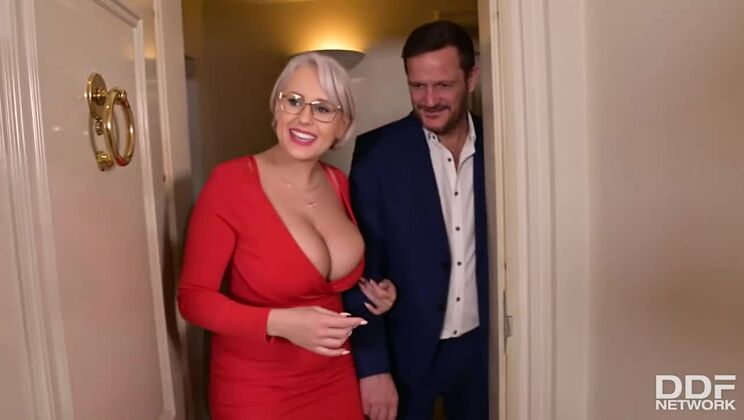 [DDFNetwork] - Stockings & High Heels: Angel Wicky & Sofia Lee in Hardcore Group Sex