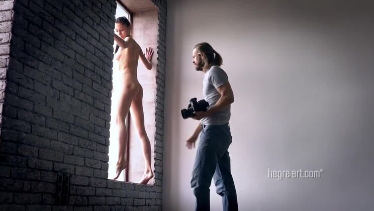 Beautiful Eva Flexible Gym Sex Small Tits