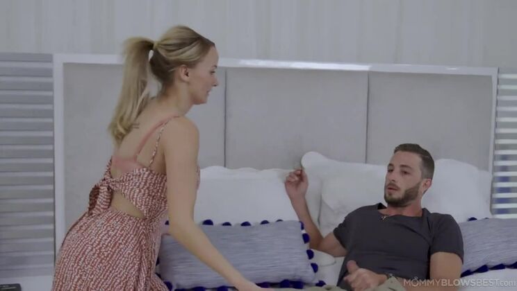 Blonde Step-Mom Pristine Edge - Rough Handjob & Deepthroat