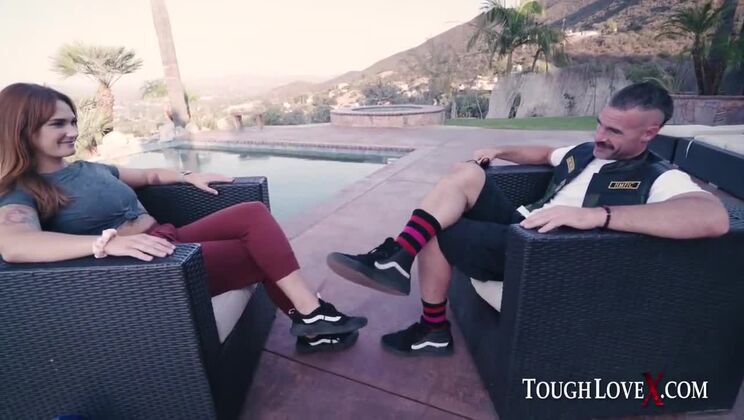 [ToughLoveX] - Siri Dahl Behind The Scenes - Creampie For Redhead - Serena Santos