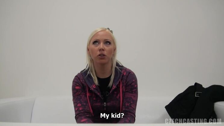 European Blonde Veronika Anal Casting