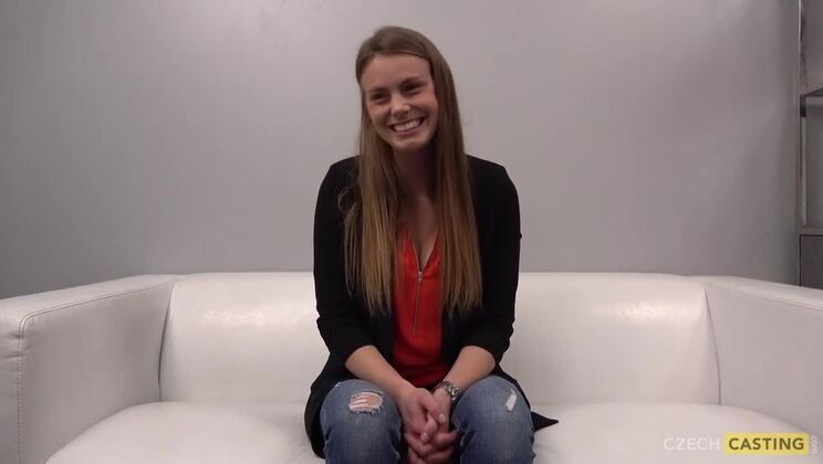 Blonde Pavlina's Wild European Casting with Toys