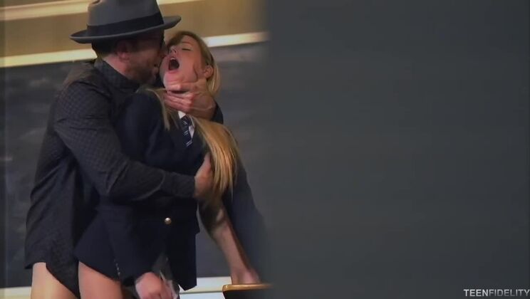 [TeenFidelity] - Teen Scarlett Sage in Skirt Fucked Rough - Scarlett Sage - Ryan Madison