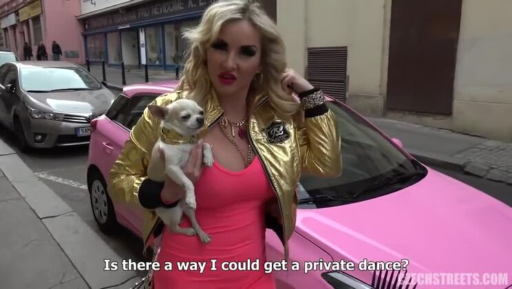 [CzechStreets] - Tattooed Blonde with Big Tits on Czech Streets - Kveta