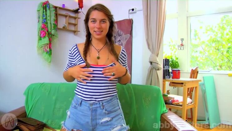 [AbbyWinters] - Amateur Kenji Big Tits Fuck - Louise Louellen