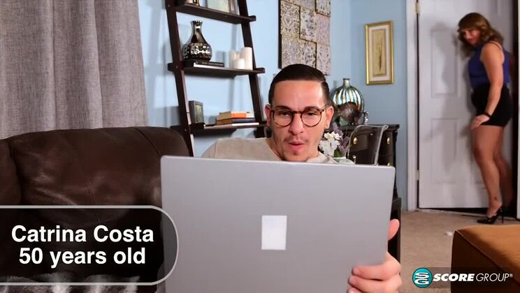 [50PlusMILFs] - Debut Video of Blonde MILF Catrina Costa Fucking - Peter Green - Catrina Costa