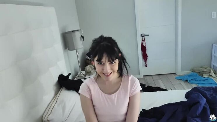 [TrueAmateurs] - Amateur Girl with Small Tits and Hairy Pussy Plays with Boyfriend - Ivy Aura