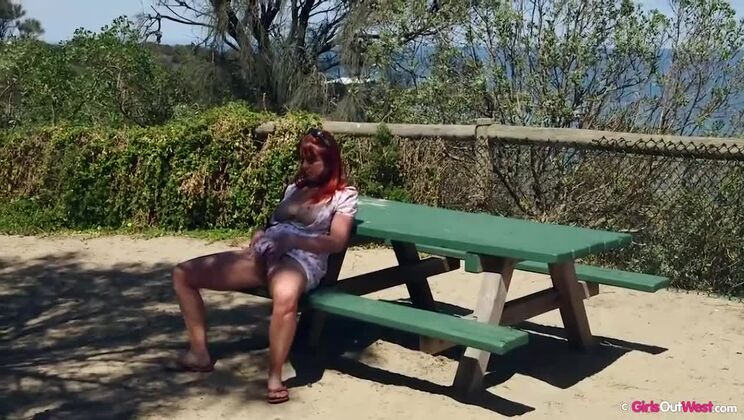 Outdoor Solo with Redhead Cherie