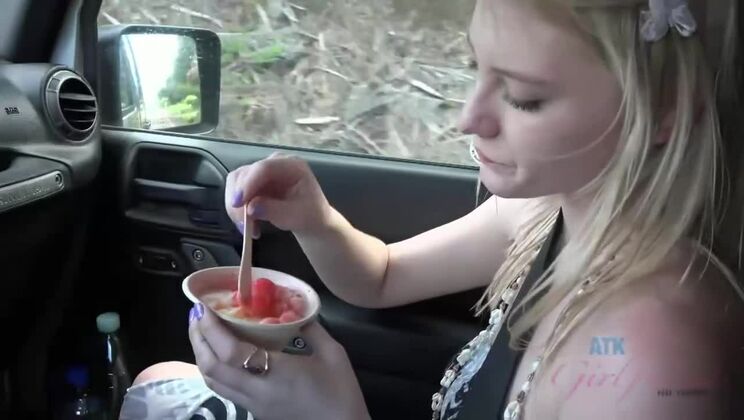 [ATKGirlfriends] - POV fucking Melody Marks outside - massive facial finish - Melody Marks