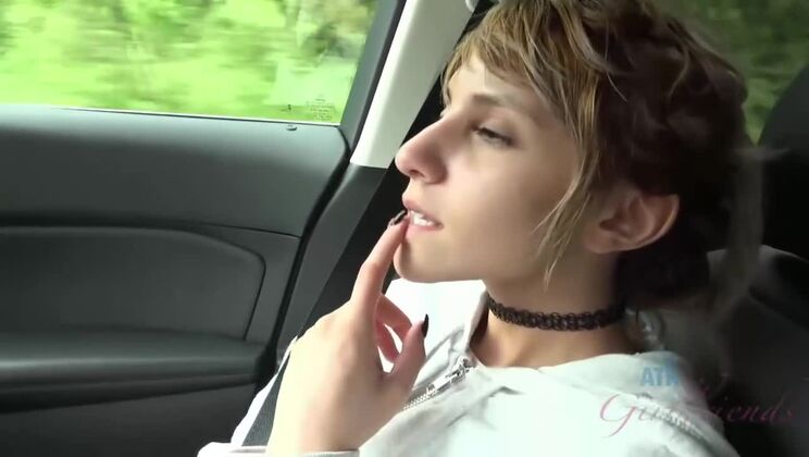 Blonde Hime Marie's Small Tits and Pussy Play