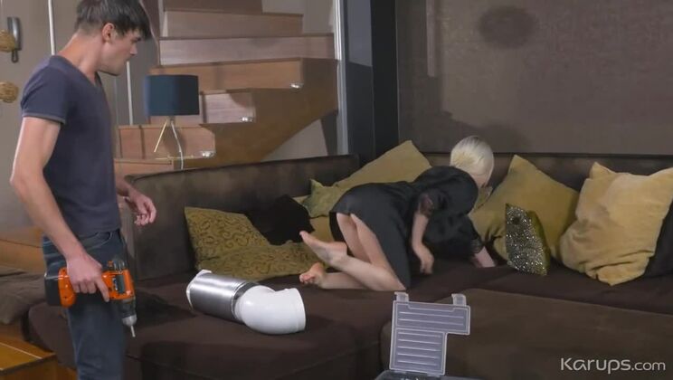 [KarupsPrivateCollection] - Angie Lynx - Tattooed Blonde Takes It Deep