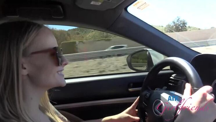 [ATKGirlfriends] - Shaved Blonde Paris White Fucked in the Fields