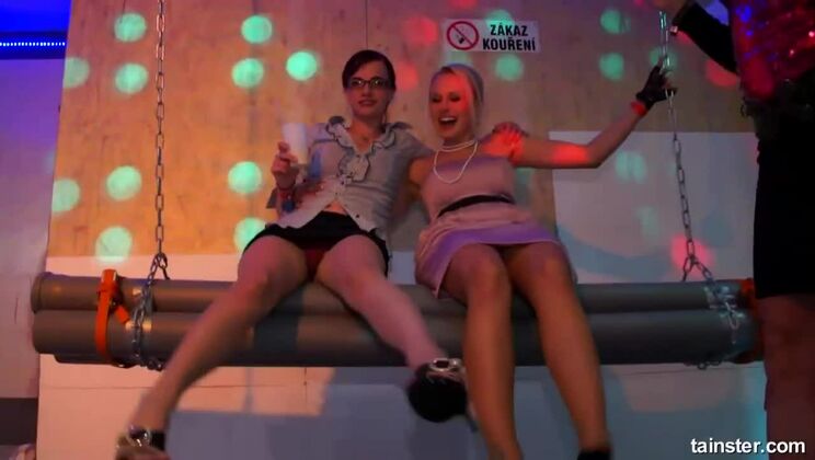 [Tainster] - Lingerie and Stockings Lesbian Sex - Part 1 - Lucy Bell - Kitty Jane - Mischelle - Leony aprill - Welli - Vivien1