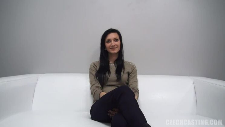 [CzechCasting] - Brunette Dana in Skinny Czech Casting