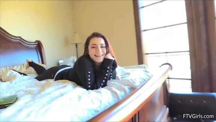 Sexy Kylie Uses Toys Alone