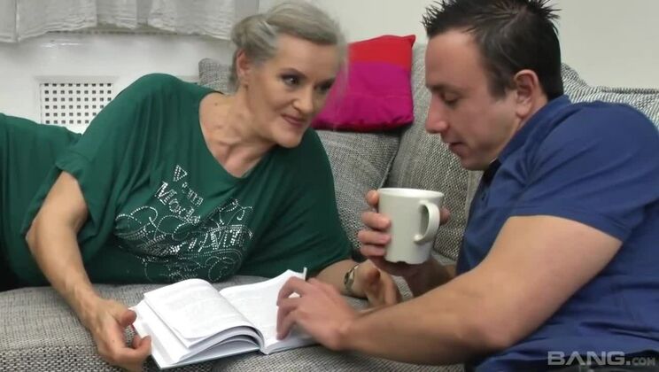 Facial Cumshot on Big Tits Blonde after Wild Sex