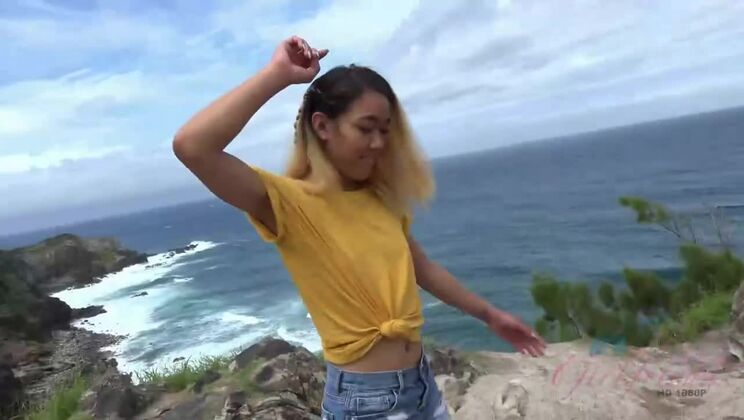 Aria Skye's Naughty Girlfriend Experience Outdoors