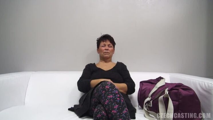 Sexy Czech Brunette Granny Libuse