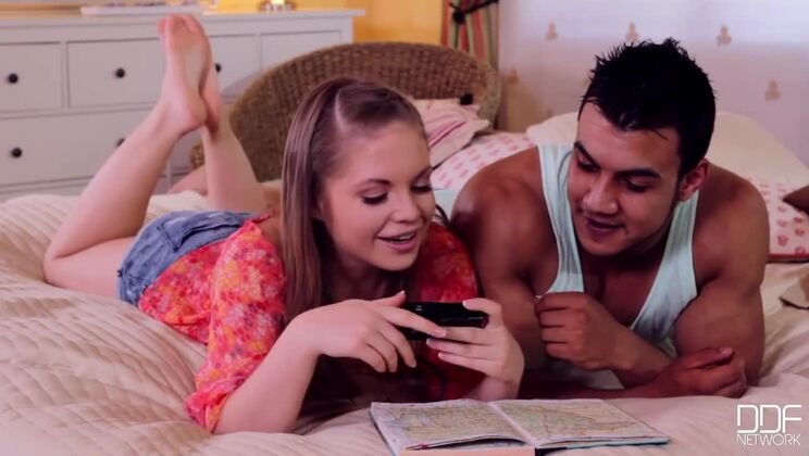 Fingering and Pussy Licking with Teen Alessandra Jane