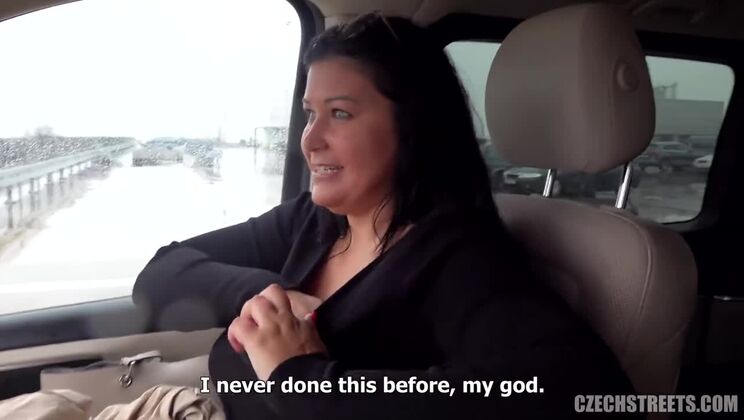 [CzechStreets] - Big Tits Married Woman Has Anal In Parking