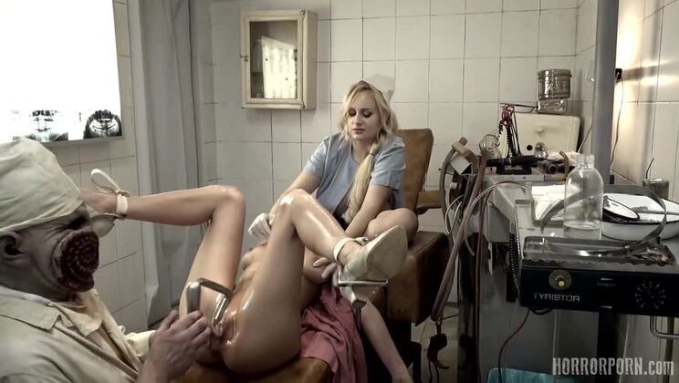 [HorrorPorn] - Dentist Horror - MILF and Threesome - Small Hands - Joanna Angel