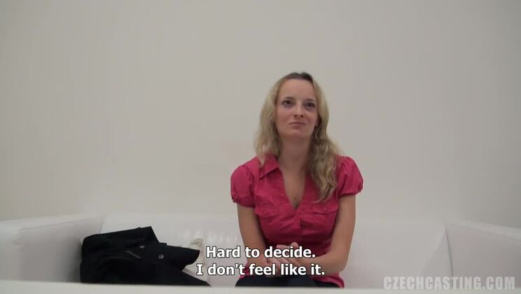 Blonde Casting Kristyna