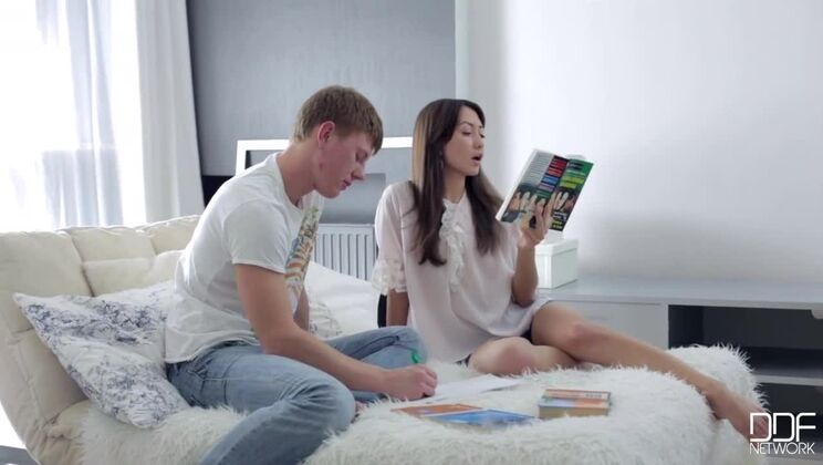 European Teen Ada's Pussy Licking Session