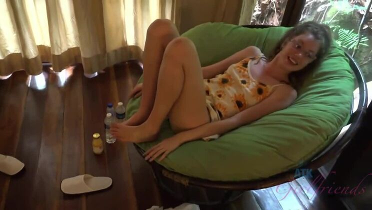 [ATKGirlfriends] - Amateur Elena Koshka swallows outside - POV smoking hot fun - Elena Koshka