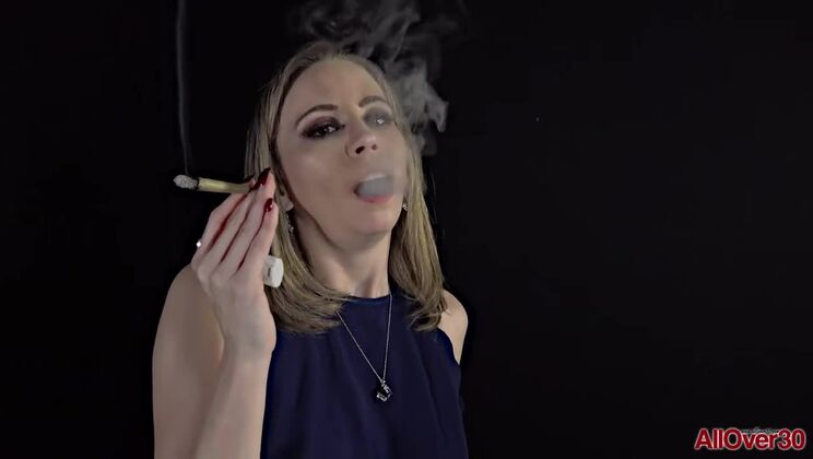 [MatureFetish] - Smoking Norah Nova Blonde Hair - Norah Nova