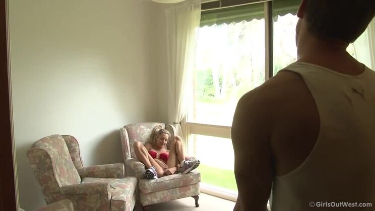 [GirlsOutWest] - Amber Rims Josh in Steamy POV Scene - Body Heat - Amber