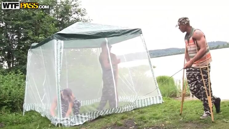 [HardFuckGirls] - Outdoor Double Penetration with Hailey Ariana - Eric - Cail - Edik - Hailey Ariana