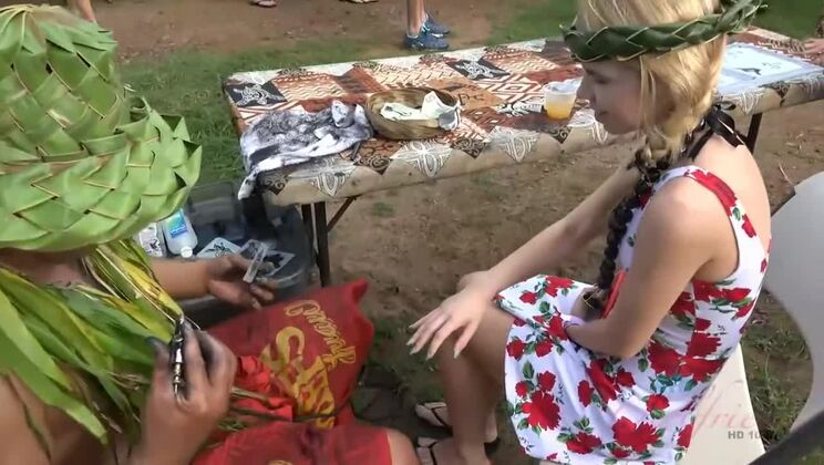 Alina's Blonde and Loving It in Hawaii - Alina West