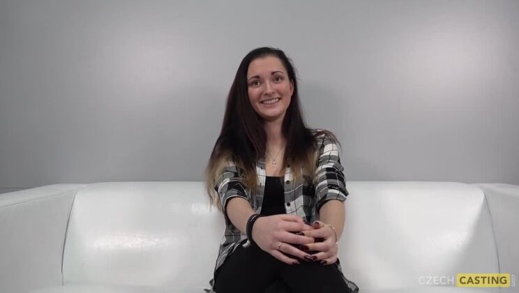 Unbelievable Czech Brunette Casting