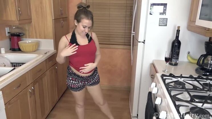 [WeAreHairy] - Horny Blonde Brooke Bliss with Lingerie and Toys