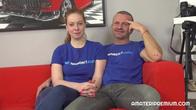 [AmateriPremium] - Horny Redhead Mia El Camino Takes George Uhl's Big Cock