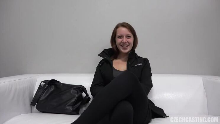 Lucie's Deepthroat in Czech Casting