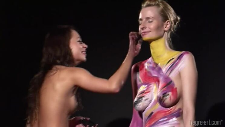 [Hegre] - Polish Girls Erica and Karolina Painted - Anna AJ