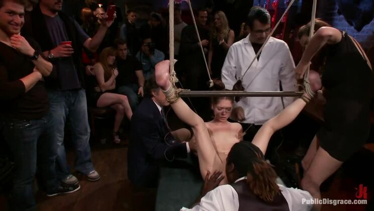 [PublicDisgrace] - Adorable Jessi Palmer in BDSM Slave Play - James Deen - Jessi Palmer