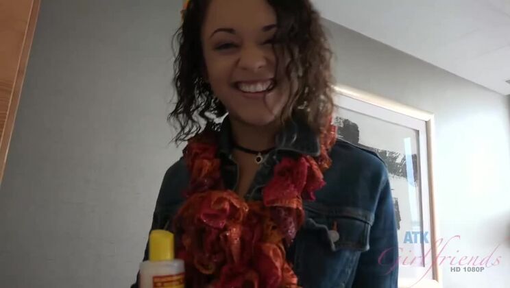 Cum Filled Mouth for Holly Hendrix After Anal Sex