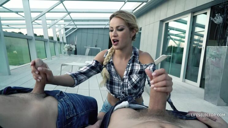 [LifeSelector] - Cherry Kiss - Double Penetrated and Loving It