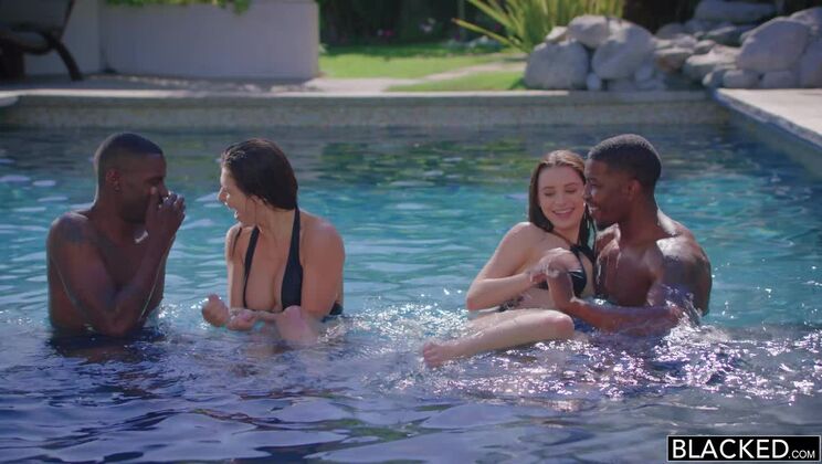 [BLACKED] - Big Cock, Big Tits, and Cumplay - Lana Rhoades - Isiah Maxwell - Leah Gotti - Jason Brown
