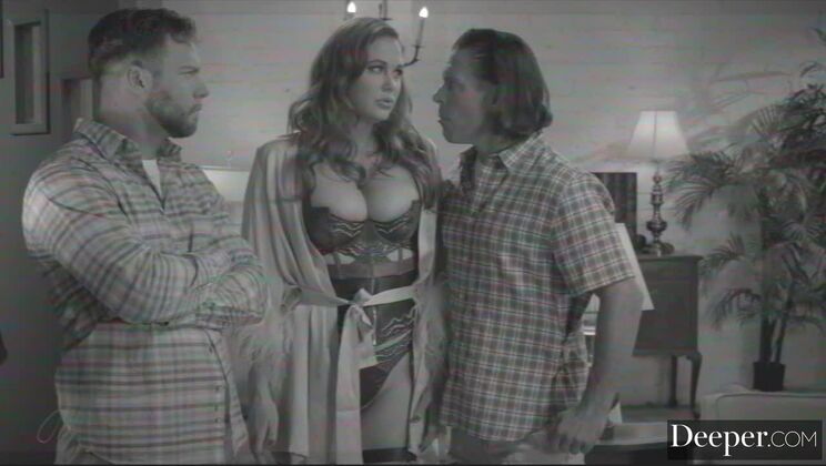 [Deeper] - Lingerie and Stockings: A Sexy Foursome - Violet Myers - Seth Gamble - Maitland Ward - Anton Harden