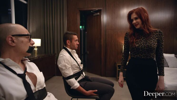 [Deeper] - Busty Redhead Muse Gets Pussy Licked Before Rough Doggystyle - Maitland Ward - Dante Colle