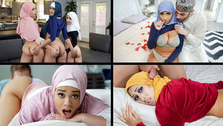 [TeamSkeetSelects] - Hijab Sizzling Encounters - Aaliyah Hadid - Ella Knox - Penelope Woods - Willow Ryder