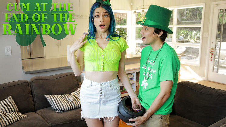 Long Hair Stepsister Gets Big Tits Fuck