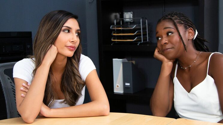 [WebYoung] - Interracial Lesbian Encounter at Workplace