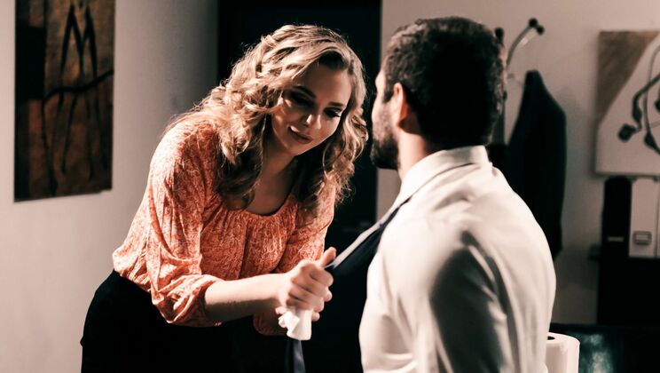 Blowjob Queen in the Office