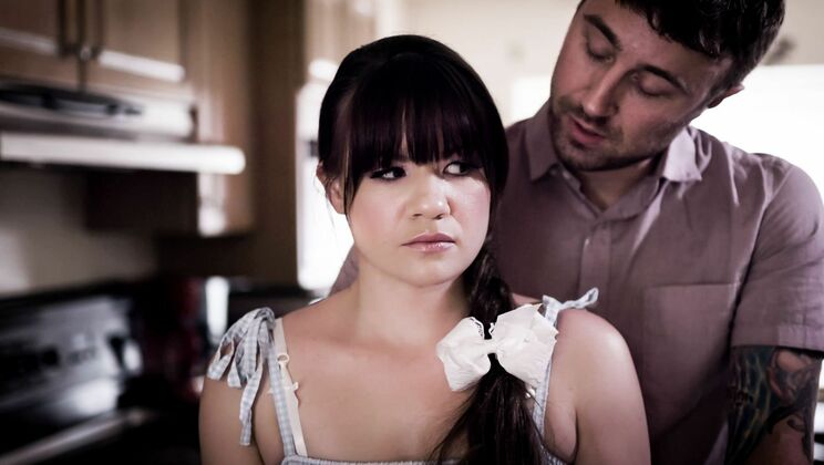 Alison Rey's Gagging on Big Cock