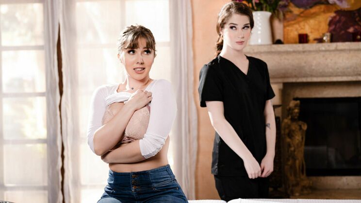 [AllGirlMassage] - Massage, Then Rimming - Lena Paul - Evelyn Claire