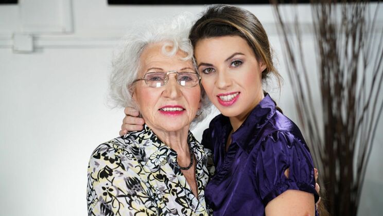 [OldYoungLesbianLove] - Granny Loves Young Lesbians